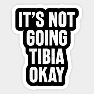 tibia medical Sticker